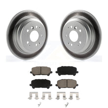 Load image into Gallery viewer, Rear Coated Disc Brake Rotors Ceramic Pad Kit For Honda Pilot Ridgeline Passport