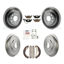 Charger l'image dans la galerie, Front Rear Coat Disc Brake Rotor Ceramic Pad Drum Kit (7Pc) For Volkswagen Jetta