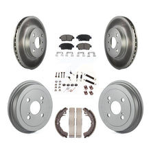 Charger l&#39;image dans la galerie, Front Rear Coat Brake Rotor Ceramic Pad Drum Kit (7Pc) For 2001-2005 Toyota Echo