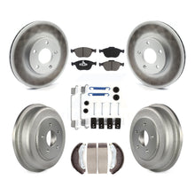 Charger l'image dans la galerie, Front Rear Coat Brake Rotors Ceramic Pad Drum Kit (7Pc) For Ford Transit Connect