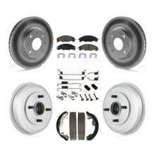 Charger l&#39;image dans la galerie, Front Rear Coated Disc Brake Rotor Ceramic Pad And Drum Kit (7Pc) For Ford Focus
