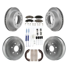 Load image into Gallery viewer, Front Rear Coated Rotors Ceramic Pad Drum Kit (7Pc) For Chevrolet Silverado 1500