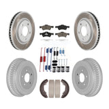 Front Rear Coat Brake Rotor Ceramic Pad Drum Kit (7Pc) For Dodge Chrysler Town &