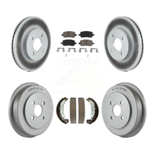 Load image into Gallery viewer, Front Rear Coat Brake Rotor Ceramic Pad Drum Kit For Chevrolet Cobalt Saturn Ion