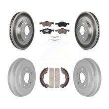 Charger l'image dans la galerie, Front Rear Coat Brake Rotor Ceramic Pad Drum Kit For Ford Escape Mercury Mariner