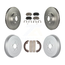 Load image into Gallery viewer, Front Rear Coat Brake Rotors Ceramic Pad Drum Kit For Toyota Matrix Pontiac Vibe