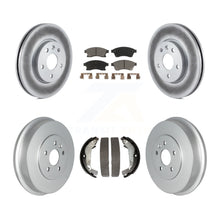 Charger l'image dans la galerie, Front Rear Coated Brake Rotor Ceramic Pad &amp; Drum Kit For Chevrolet Cruze Limited
