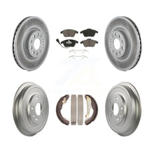Load image into Gallery viewer, Front Rear Coated Brake Rotor Ceramic Pad &amp; Drum Kit For Volkswagen Jetta Beetle