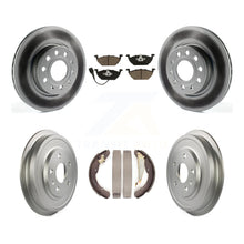 Charger l'image dans la galerie, Front Rear Coated Disc Brake Rotor Ceramic Pad And Drum Kit For Volkswagen Jetta