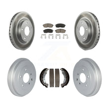 Load image into Gallery viewer, Front Rear Coated Disc Brake Rotors Ceramic Pads And Drum Kit For Nissan Sentra