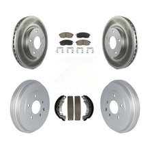 Load image into Gallery viewer, Front Rear Coated Disc Brake Rotors Ceramic Pads And Drum Kit For Nissan Sentra