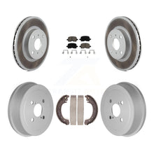 Load image into Gallery viewer, Front Rear Coated Brake Rotor Ceramic Pad Drum Kit For Toyota Corolla From 04 02