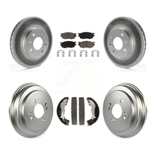 Load image into Gallery viewer, Front Rear Coat Brake Rotor Ceramic Pad Drum Kit For Hyundai Accent Kia Rio Rio5