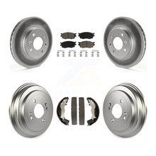 Load image into Gallery viewer, Front Rear Coat Brake Rotor Ceramic Pad Drum Kit For Hyundai Accent Kia Rio Rio5