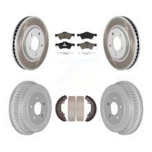 Charger l'image dans la galerie, Front Rear Coat Brake Rotor Ceramic Pad Drum Kit For Dodge Chrysler Town &amp; Grand