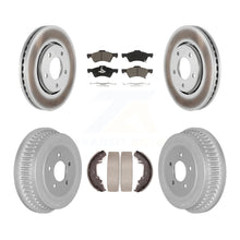 Load image into Gallery viewer, Front Rear Coat Disc Brake Rotor Ceramic Pad Drum Kit For Dodge Caravan Chrysler