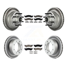 Load image into Gallery viewer, Front Rear Coat Brake Rotor Ceramic Pad Kit For Ford E-350 Super Duty E-250 Club