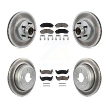 Load image into Gallery viewer, [Front+Rear] 2010-2011 Ford Ranger RWD Premium Coated Rotors &amp; Ceramic Pads Brake Kit For Max Braking