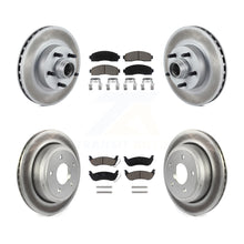 Charger l'image dans la galerie, Front Rear Coated Disc Brake Rotors And Ceramic Pads Kit For Mazda B2300