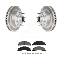 Load image into Gallery viewer, Front Coat Brake Rotor Hub Ceramic Pad Kit For Ford E-350 Super Duty E-250 E-150