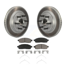 Charger l&#39;image dans la galerie, Front Coated Disc Brake Rotor Ceramic Pad Kit For Ford F-150 Lincoln Mark LT RWD