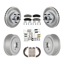 Charger l'image dans la galerie, Front Rear Coat Brake Rotor Ceramic Pad Drum Kit (7Pc) For 06-09 Ford Ranger RWD