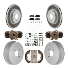 Load image into Gallery viewer, Front Rear Coated Disc Brake Rotor Ceramic Pad Drum Kit (9Pc) For Toyota Corolla