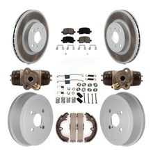 Load image into Gallery viewer, Front Rear Coated Disc Brake Rotor Ceramic Pad Drum Kit (9Pc) For Toyota Corolla