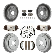 Load image into Gallery viewer, Front Rear Coat Disc Brake Rotors Ceramic Pad Drum Kit (9Pc) For Pontiac Pursuit