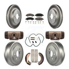 Load image into Gallery viewer, Front Rear Coated Brake Rotor Ceramic Pad Drum Kit (9Pc) For Chevrolet Silverado