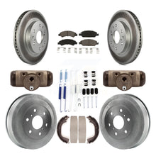 Load image into Gallery viewer, Front Rear Coated Brake Rotor Ceramic Pad Drum Kit (9Pc) For Chevrolet Silverado