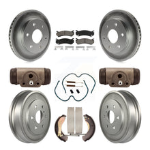 Load image into Gallery viewer, Front Rear Coated Brake Rotor Ceramic Pad Drum Kit (9Pc) For Chevrolet Silverado