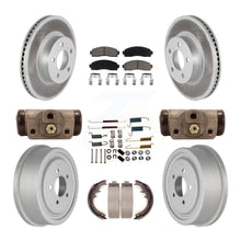 Load image into Gallery viewer, Front Rear Coated Brake Rotor Ceramic Pad &amp; Drum Kit (9Pc) For Ford Ranger Mazda