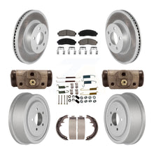 Charger l'image dans la galerie, Front Rear Coated Brake Rotor Ceramic Pad &amp; Drum Kit (9Pc) For Ford Ranger Mazda