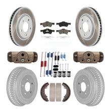 Load image into Gallery viewer, Front Rear Coat Brake Rotor Ceramic Pad Drum Kit (9Pc) For Dodge Chrysler Town &amp;