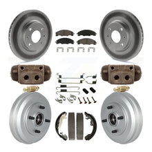 Load image into Gallery viewer, Front Rear Coated Disc Brake Rotor Ceramic Pad And Drum Kit (9Pc) For Ford Focus