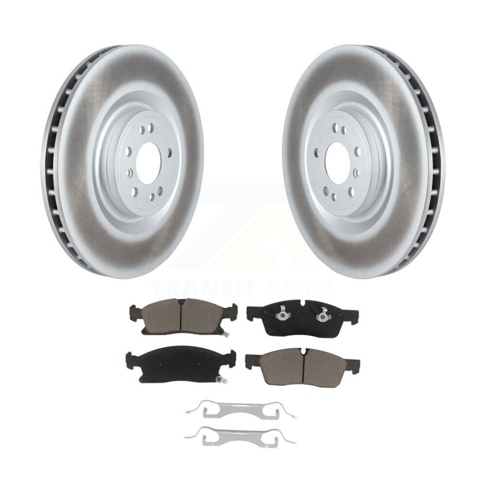 Front Coat Disc Brake Rotor Ceramic Pad Kit For Mercedes-Benz ML350 GLS450 GL450