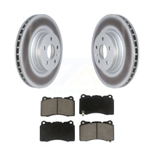 Charger l&#39;image dans la galerie, Front Coated Disc Brake Rotors And Ceramic Pads Kit For Tesla S X