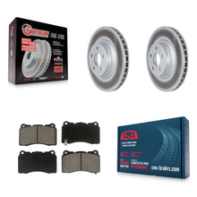 Load image into Gallery viewer, Front Coated Disc Brake Rotors And Ceramic Pads Kit For Tesla S X