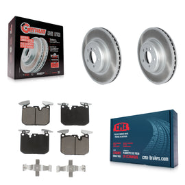 Front Coat Brake Rotor Ceramic Pad Kit For BMW 335i xDrive 435i 330i 340i 230i 3
