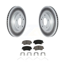 Charger l&#39;image dans la galerie, Front Coated Disc Brake Rotors And Ceramic Pads Kit For Kia Niro Hyundai Ioniq