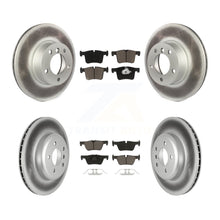 Charger l'image dans la galerie, Front Rear Coated Disc Brake Rotors And Ceramic Pads Kit For BMW 328i GT xDrive
