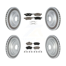Load image into Gallery viewer, Front Rear Coated Disc Brake Rotors And Ceramic Pad Kit For Mercedes-Benz GLE400