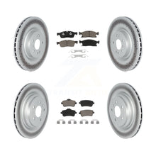 Load image into Gallery viewer, Front Rear Coated Disc Brake Rotors And Ceramic Pad Kit For Mercedes-Benz GLE400