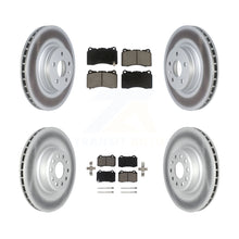 Charger l&#39;image dans la galerie, [Front+Rear] 2016 Tesla S From 04 Premium Coated Rotors &amp; Ceramic Pads Brake Kit For Max Braking