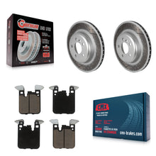 Load image into Gallery viewer, Rear Coated Brake Rotor Ceramic Pad Kit For BMW 328i xDrive 330i 430i Gran Coupe