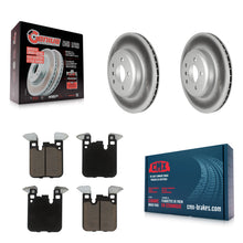 Load image into Gallery viewer, Rear Coated Brake Rotor Ceramic Pad Kit For BMW 328i xDrive 330i 430i Gran Coupe