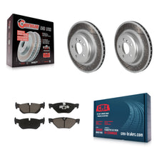 Load image into Gallery viewer, [Rear] 2013 BMW 328i xDrive 3.0L Premium Coated Rotors &amp; Ceramic Pads Brake Kit For Max Braking