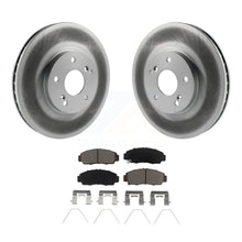 Charger l&#39;image dans la galerie, Front Coated Disc Brake Rotors And Ceramic Pads Kit For Honda Accord Acura TSX