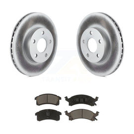 Front Coat Brake Rotor Ceramic Pad Kit For Chevrolet Cavalier Pontiac Sunfire Am